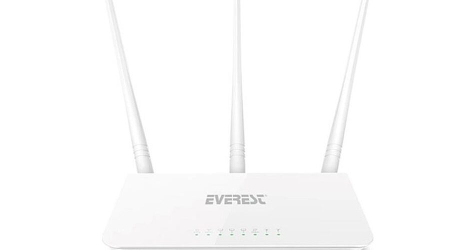 Everest EWR-F303 300Mbps 2.4GHz 3x 5dBi Anten 1x WAN 3x LAN Repeater+AP+WISP Destekli Wireless Router